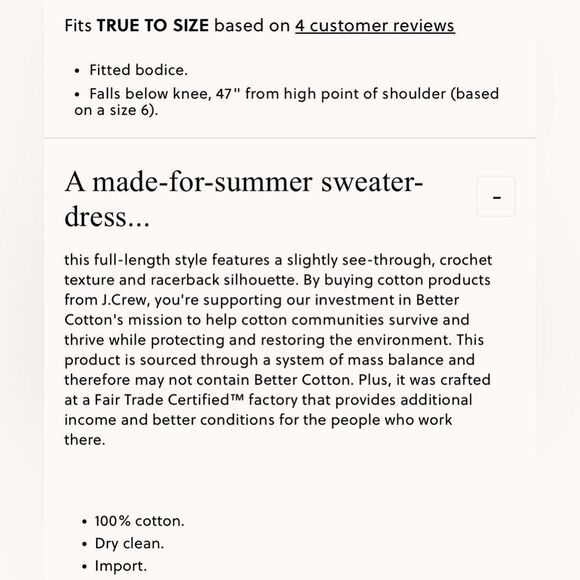 NWT J Crew Limited-edition crochet maxi sweater-dress in blue - Picture 7 of 9